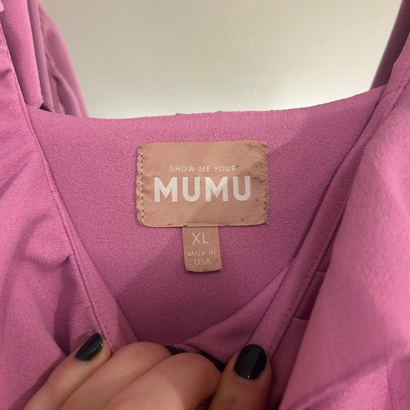 Show Me Your MuMu Asymmetrical Pink Ruffle Dress - Picture 3 of 5